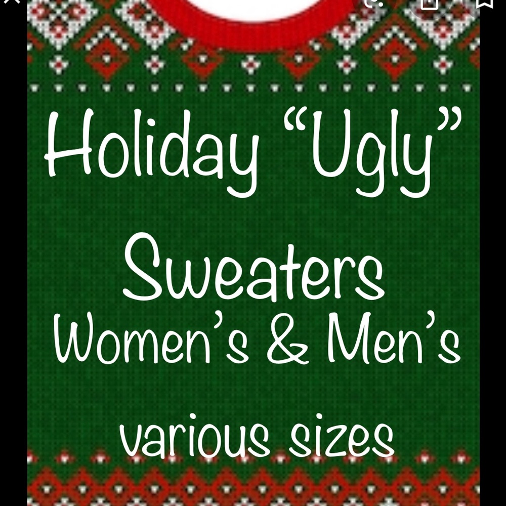 Women’s & Men’s Holiday / Christmas Sweaters 🎄